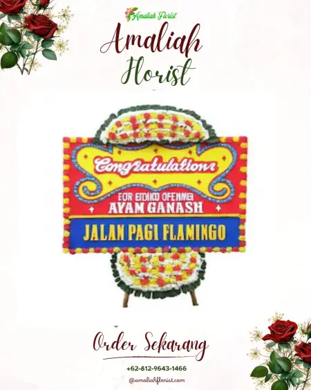 Sewa Papan Bunga Pondok Aren