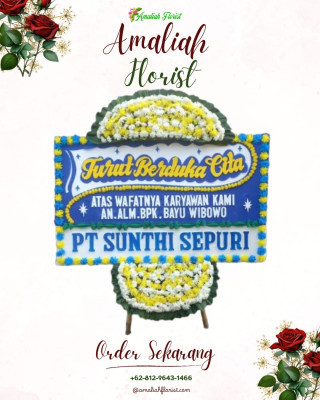 Papan Bunga Duka di Pondok Aren