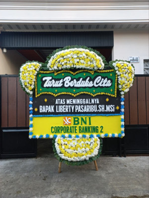 Papan Bunga Duka di Pondok Aren
