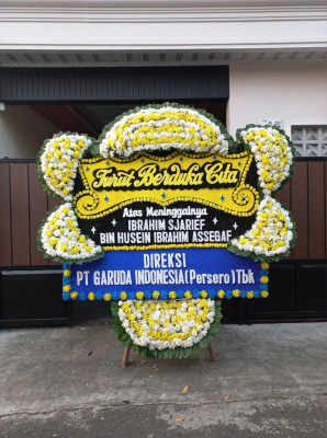 Papan Bunga Duka di Pondok Aren