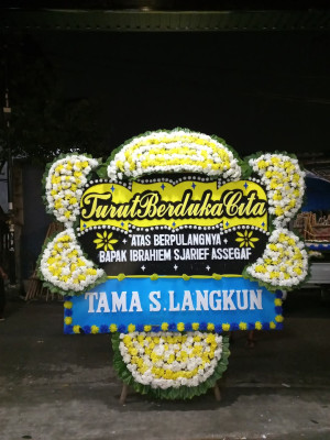 Papan Bunga Duka di Pondok Aren