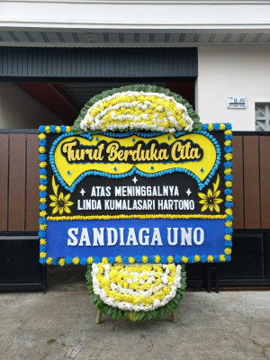 Papan Bunga Duka di Pondok Aren